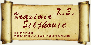 Krasimir Šiljković vizit kartica